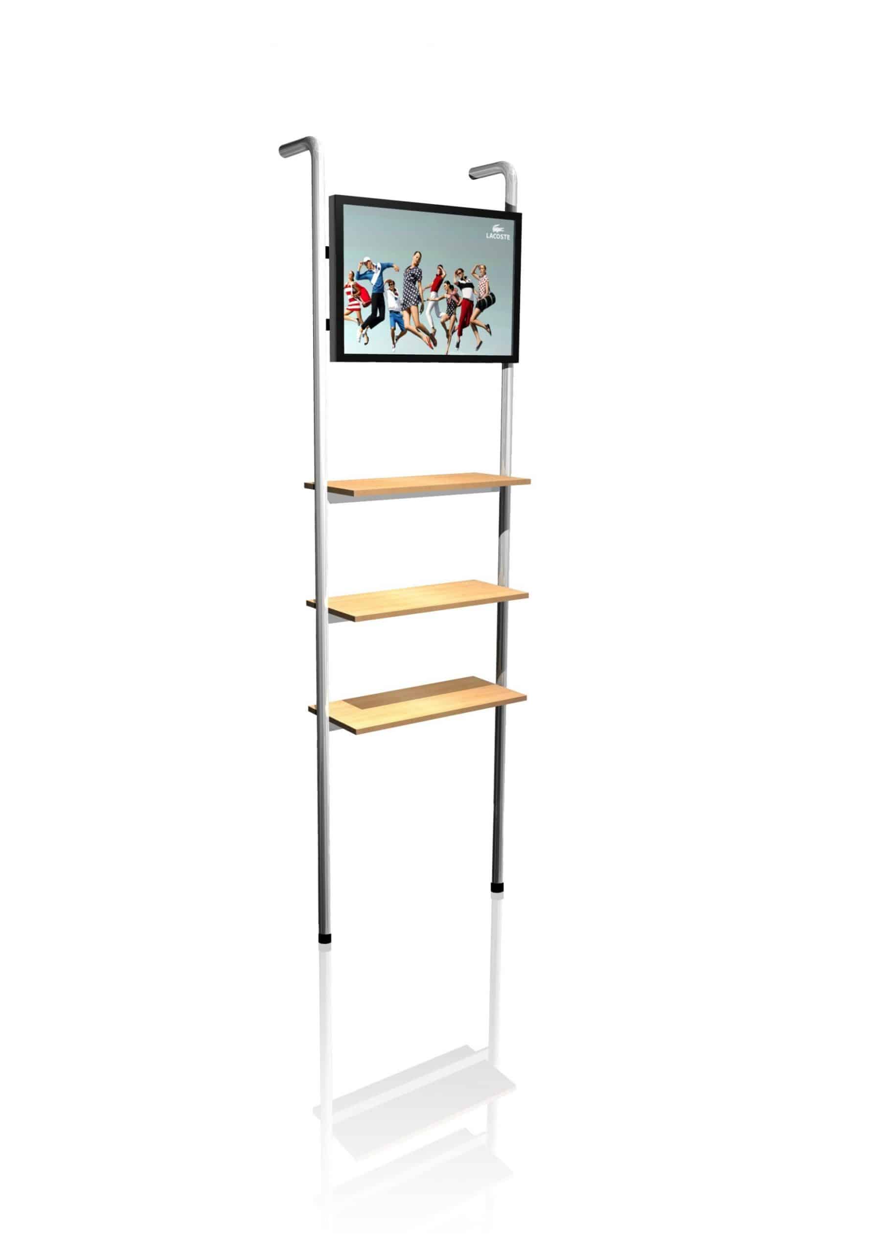 TV Stand with Shelves for EZ-Tube