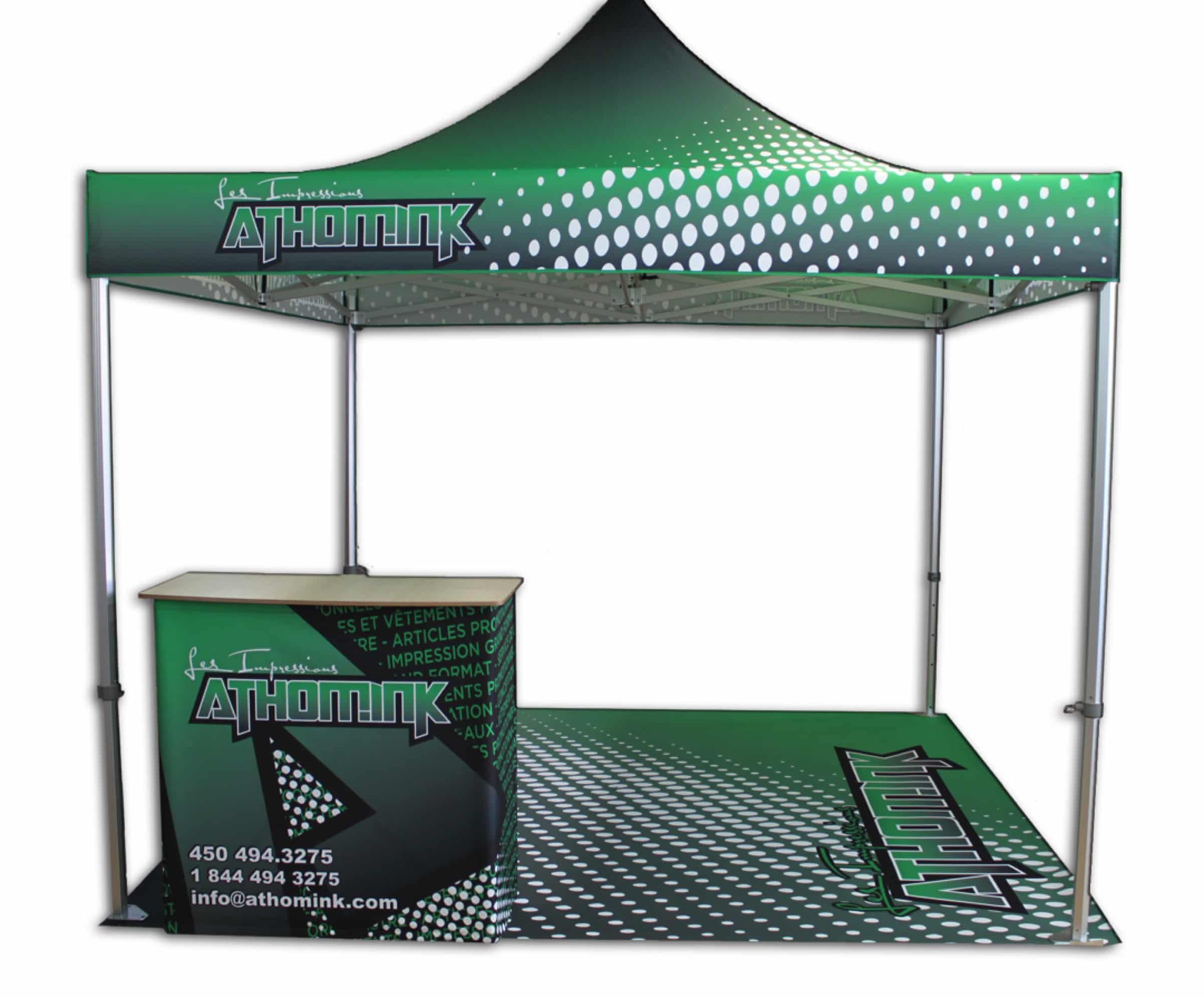 Tents produced by M&M Graphic in Montreal