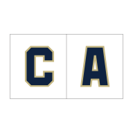 Sublimated Plate for Assistant (A) or for Captain (C)